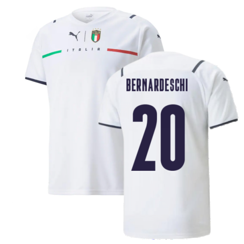 Puma (Xxl) 2021-2022 Italy Away Shirt (Bernardeschi 20)