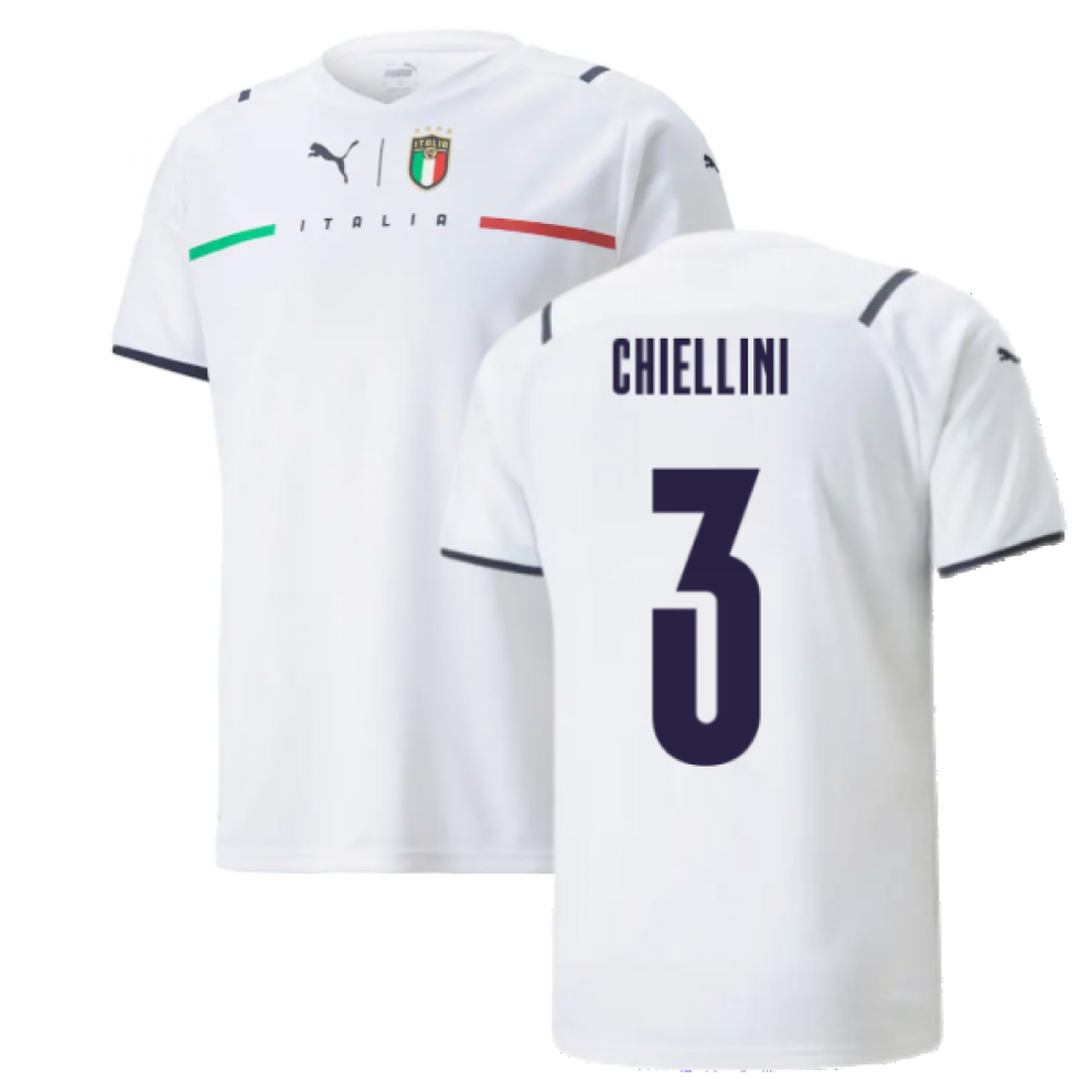 Puma (Xxl) 2021-2022 Italy Away Shirt (Chiellini 3)