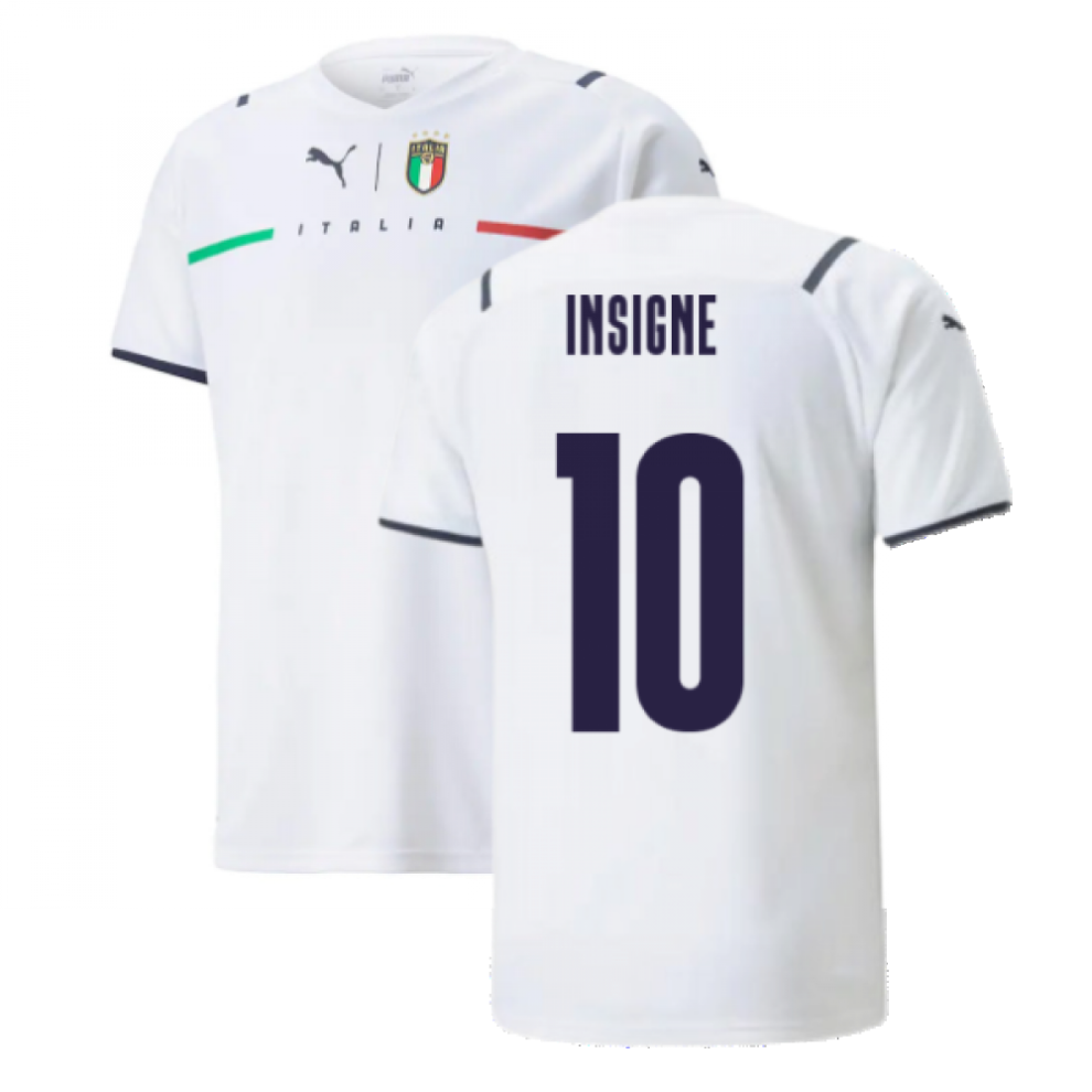 (MB) 2021-2022 Italy Away Shirt (Kids) (INSIGNE 10)