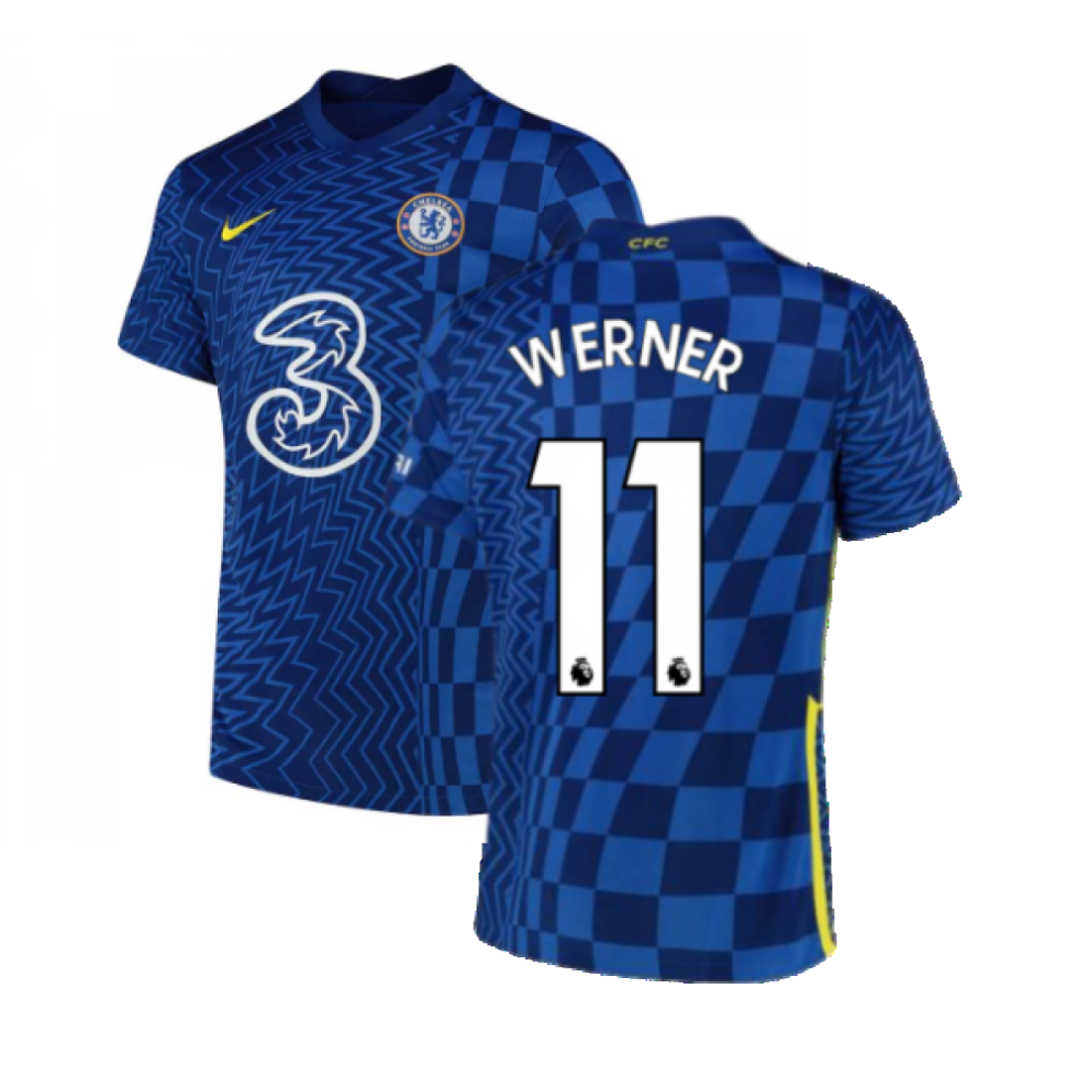 (XXL) 2021-2022 Chelsea Home Shirt (WERNER 11)