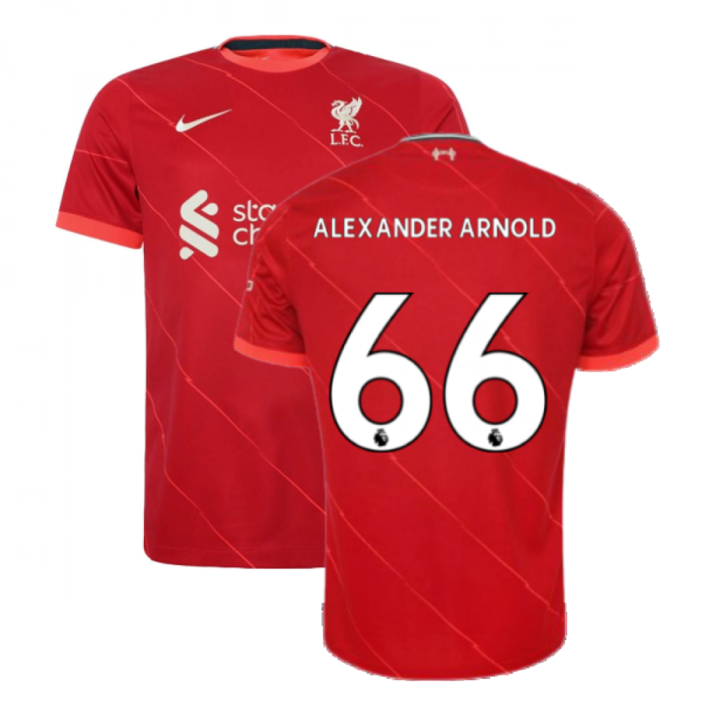 (L) Liverpool 2021-2022 Home Shirt (ALEXANDER ARNOLD 66)