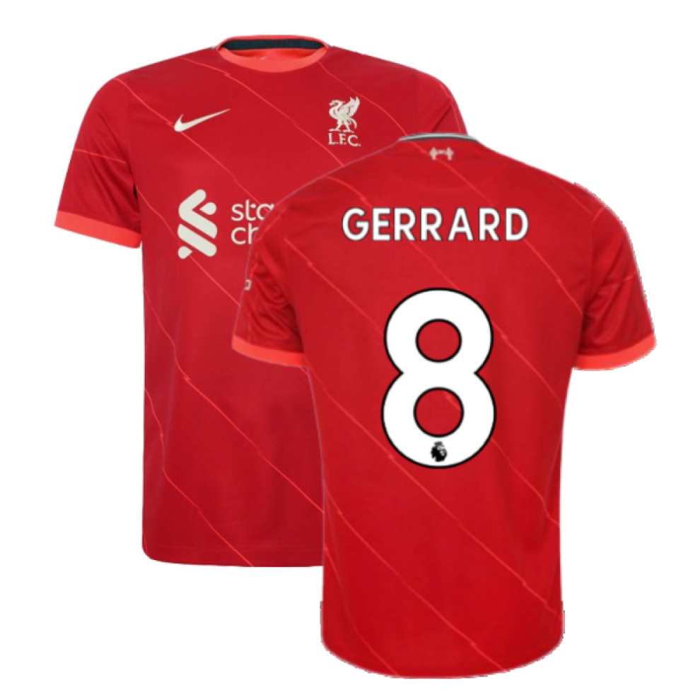 (M) Liverpool 2021-2022 Home Shirt (GERRARD 8)