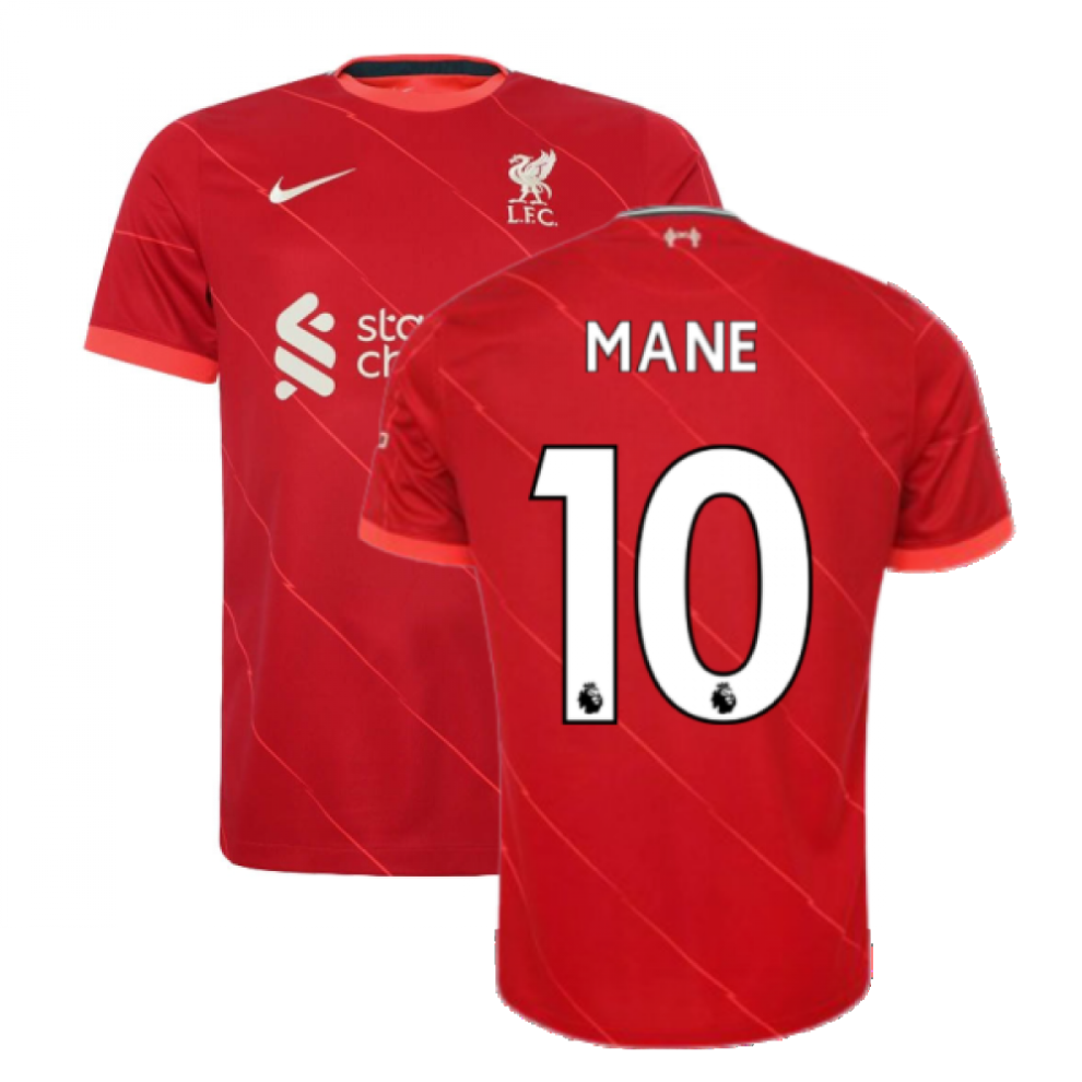 (L) Liverpool 2021-2022 Home Shirt (MANE 10)