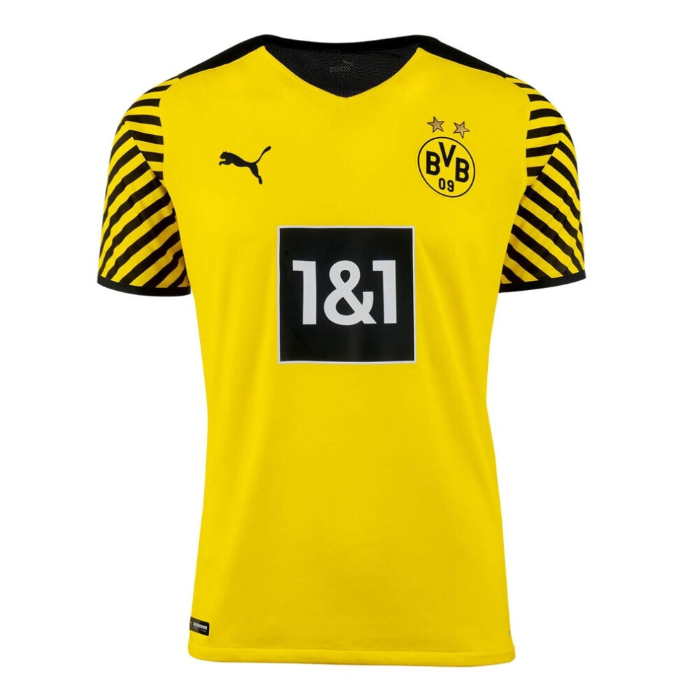 (S) 2021-2022 Borussia Dortmund Authentic Home Shirt