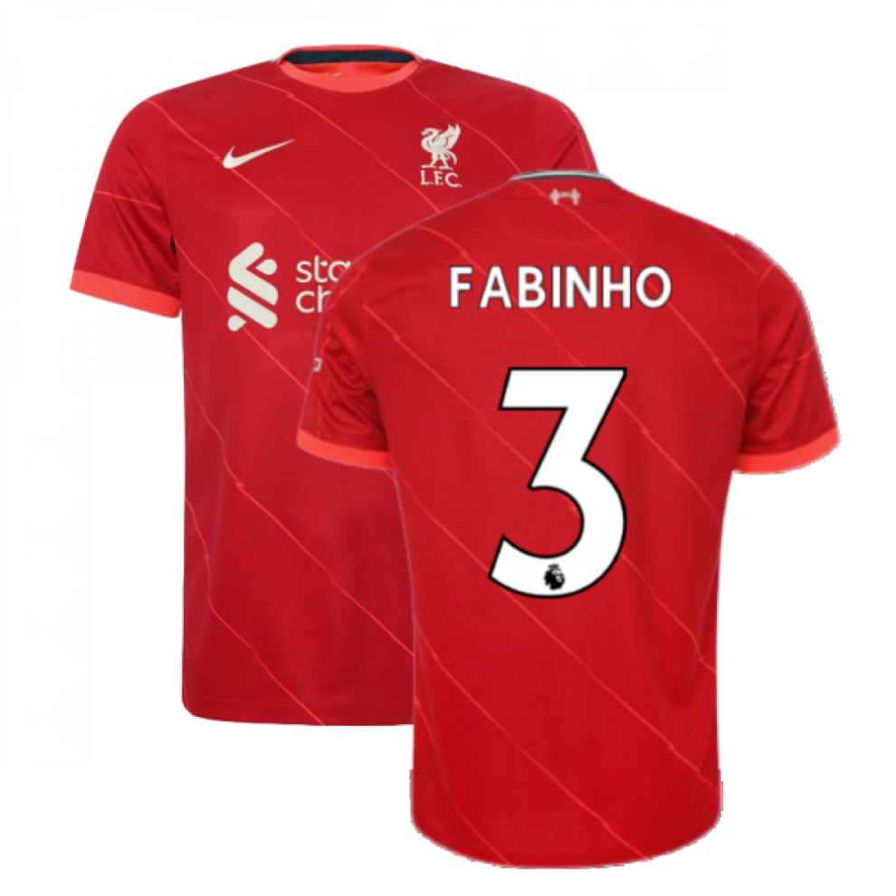 (S) Liverpool 2021-2022 Home Shirt (FABINHO 3)