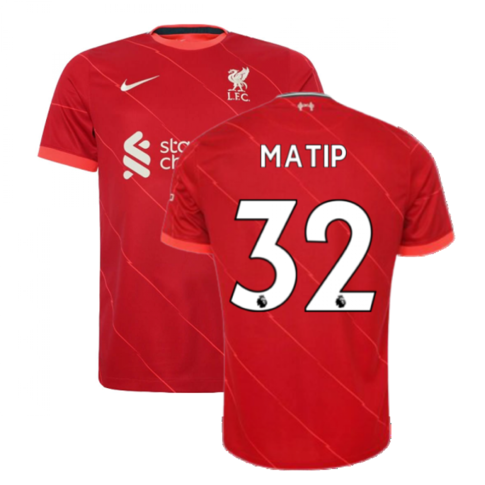 (M) Liverpool 2021-2022 Home Shirt (MATIP 32)