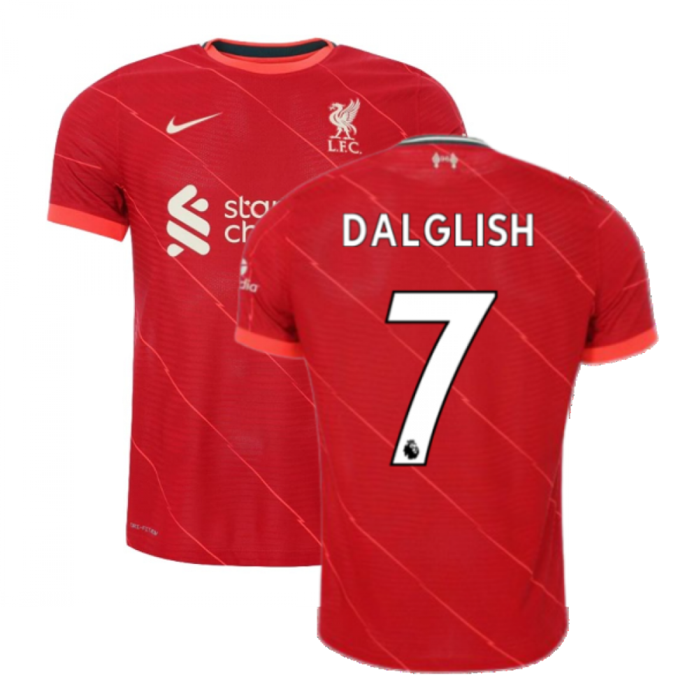 (S) Liverpool 2021-2022 Vapor Home Shirt (DALGLISH 7)