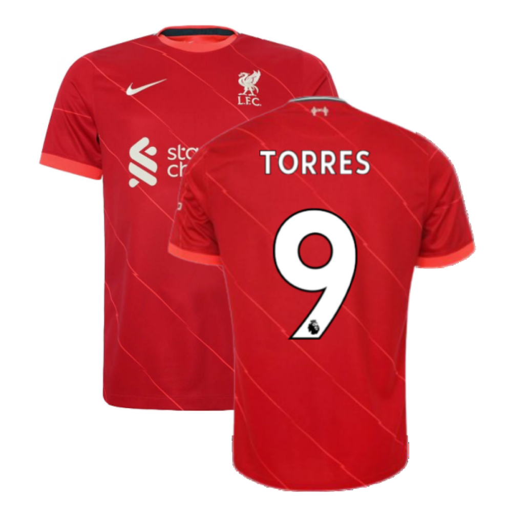 (S) Liverpool 2021-2022 Home Shirt (TORRES 9)