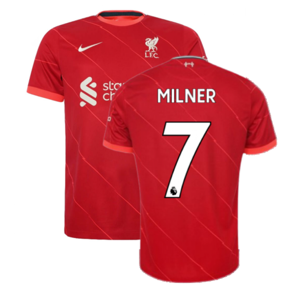 (XSB) Liverpool 2021-2022 Home Shirt (Kids) (MILNER 7)