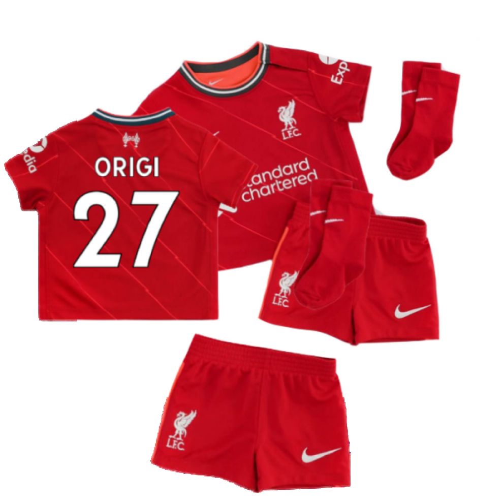 (9-12 Months) Liverpool 2021-2022 Home Baby Kit (ORIGI 27)