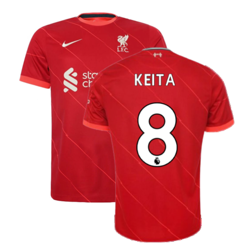 (L) Liverpool 2021-2022 Home Shirt (KEITA 8)