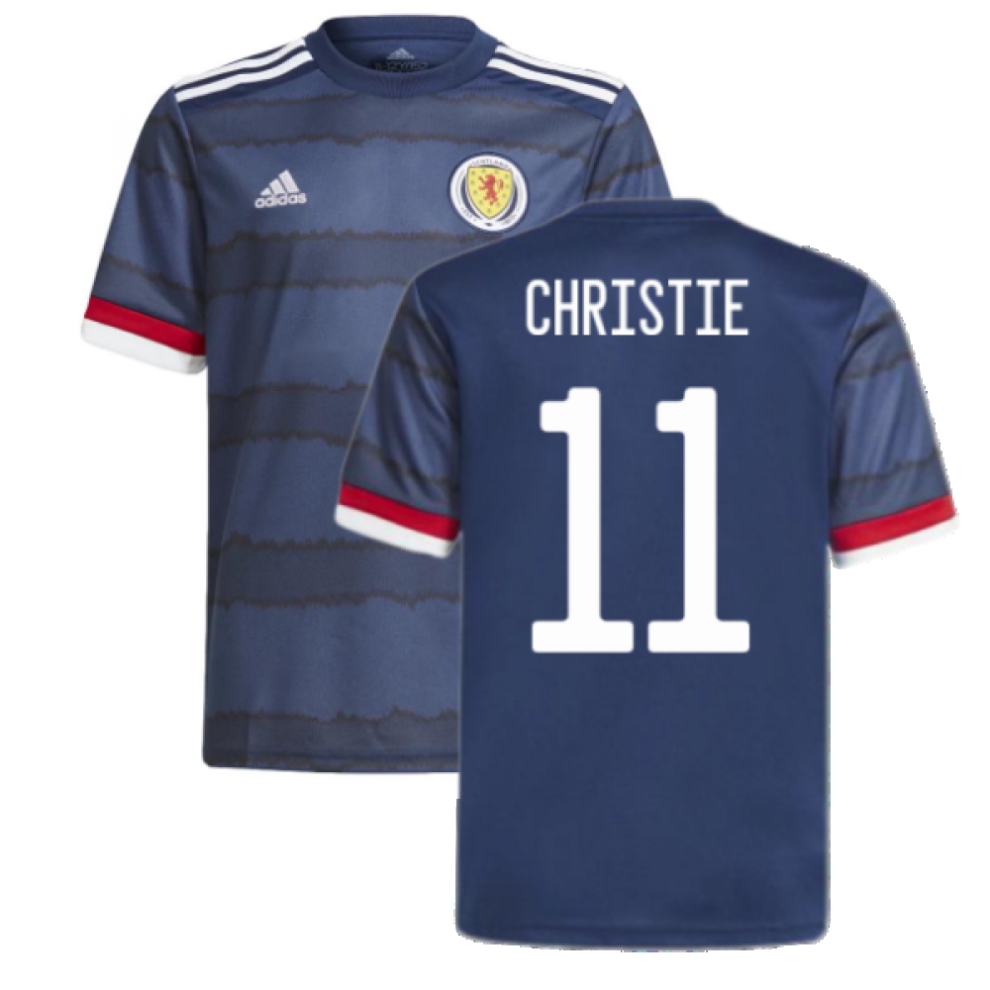 (XL) 2020-2021 Scotland Home Adidas Football Shirt (Christie 11)