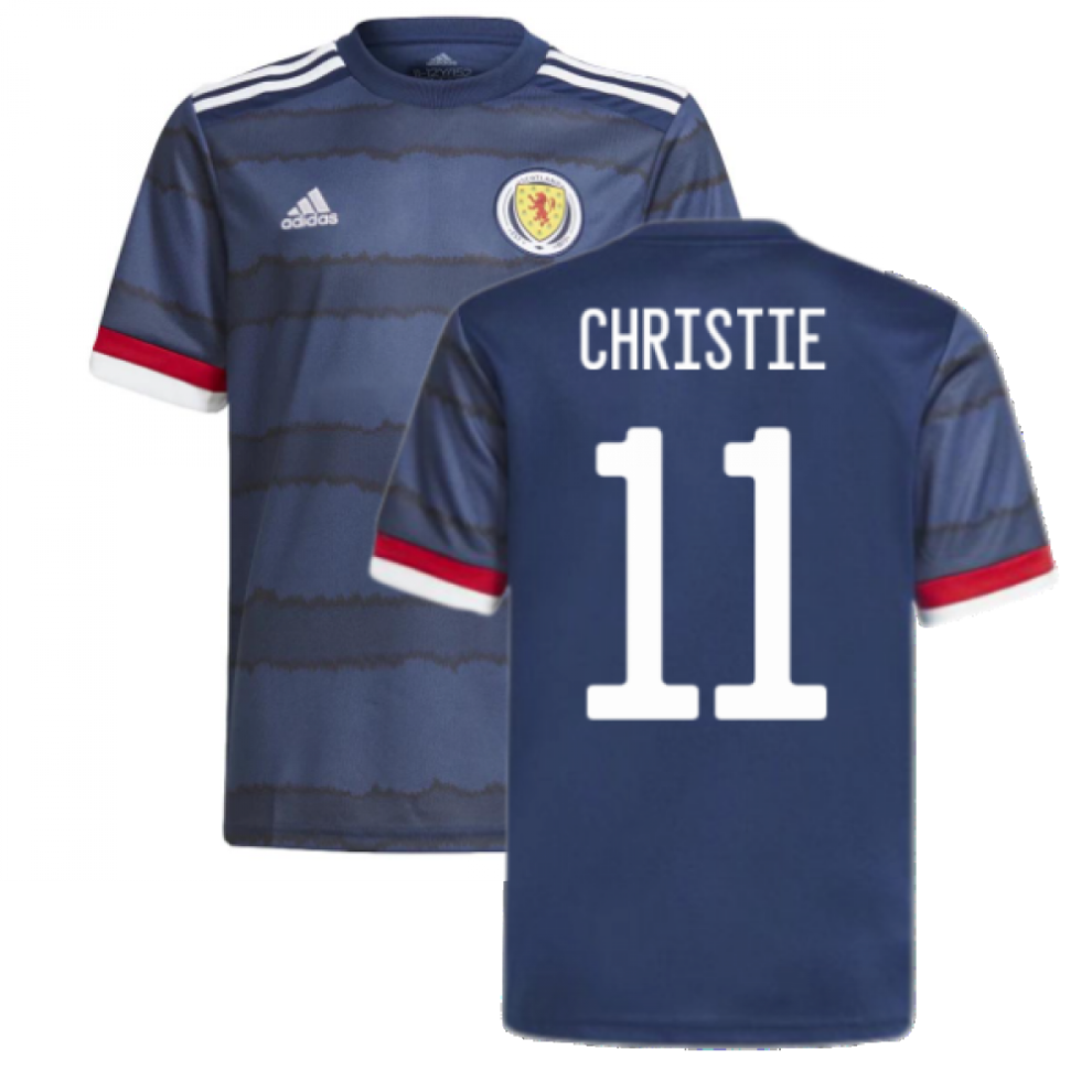 (XXL) 2020-2021 Scotland Home Adidas Football Shirt (Christie 11)