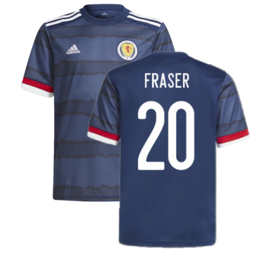 (L) 2020-2021 Scotland Home Adidas Football Shirt (Fraser 20)