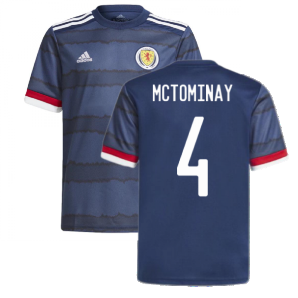 (XXL) 2020-2021 Scotland Home Adidas Football Shirt (McTominay 4)