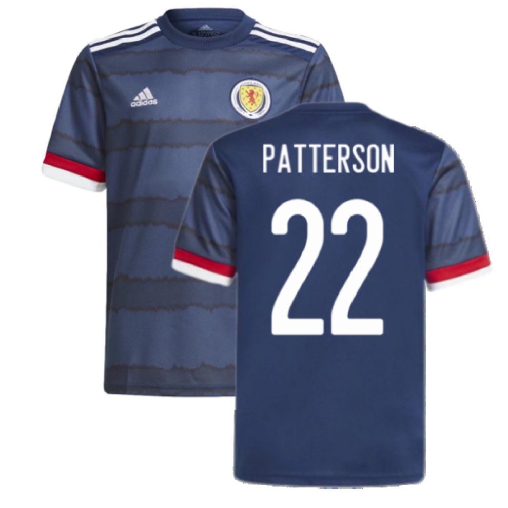 (L) 2020-2021 Scotland Home Adidas Football Shirt (Patterson 22)