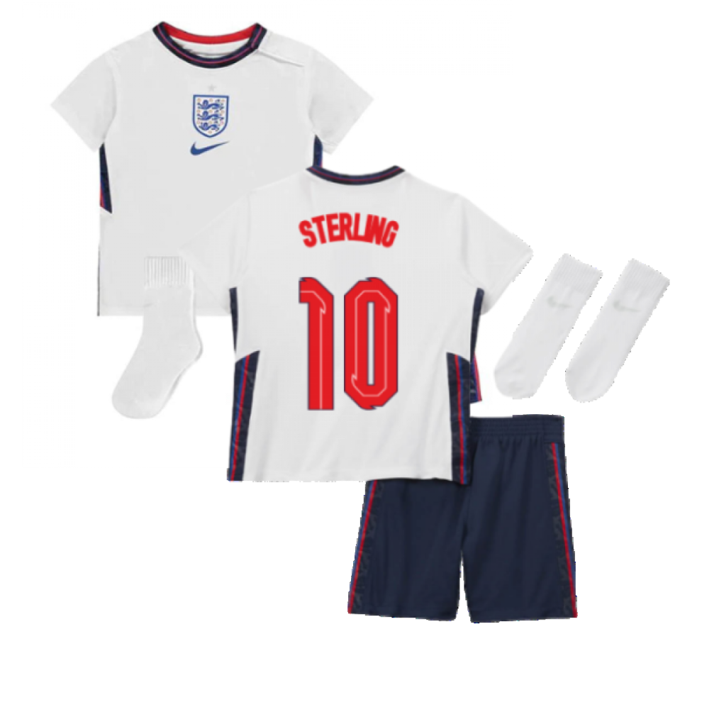 (6-9 Months) 2020-2021 England Home Nike Baby Kit (Sterling 10)