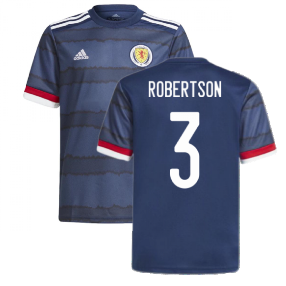 (L) 2020-2021 Scotland Home Adidas Football Shirt (Robertson 3)