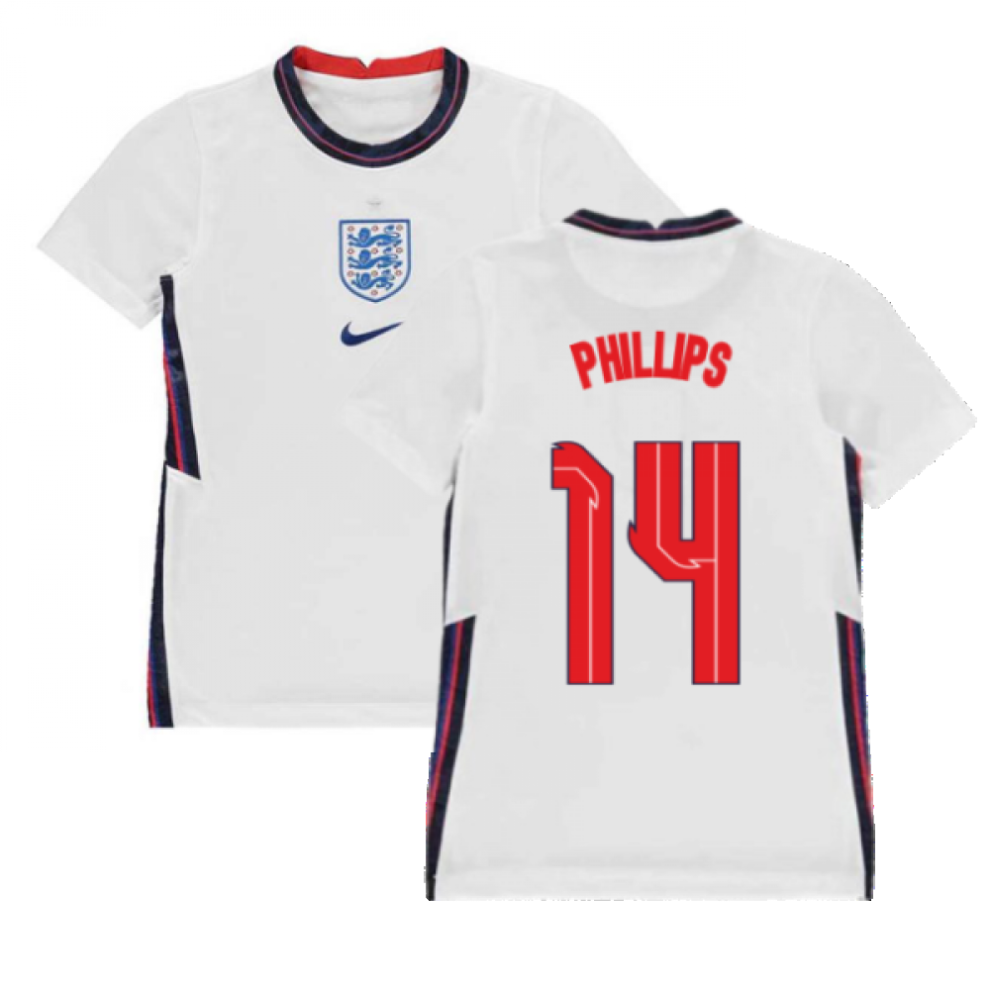 (SB) 2020-2021 England Home Nike Football Shirt (Kids) (Phillips 14)