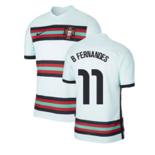 (S) 2020-2021 Portugal Away Nike Football Shirt (B Fernandes 11)