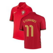(SB) 2020-2021 Portugal Home Nike Shirt (Kids) (B Fernandes 11)