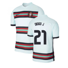 (S) 2020-2021 Portugal Away Nike Football Shirt (DIOGO J. 21)