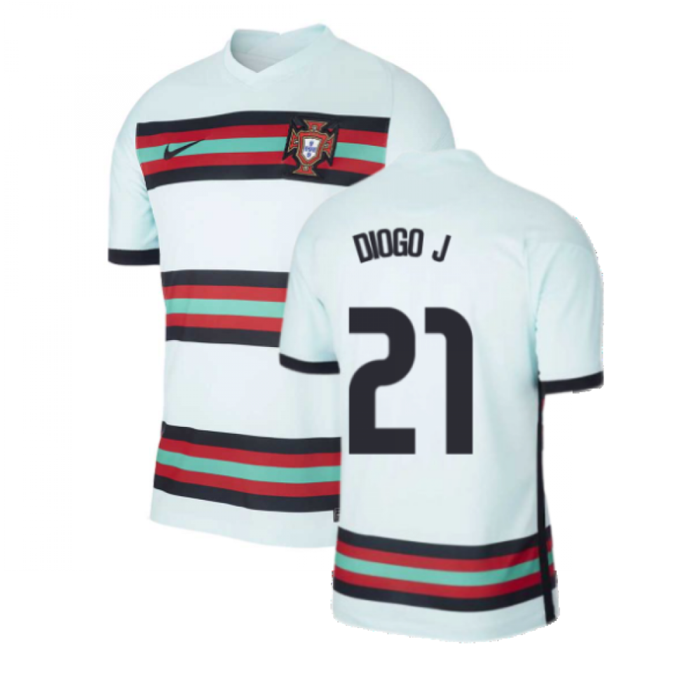 (M) 2020-2021 Portugal Away Nike Football Shirt (DIOGO J. 21)