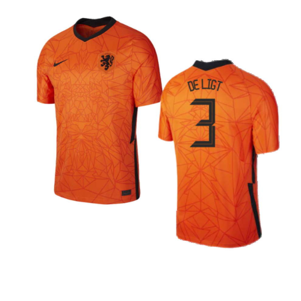 (SB) 2020-2021 Holland Home Nike Football Shirt (Kids) (DE LIGT 3)