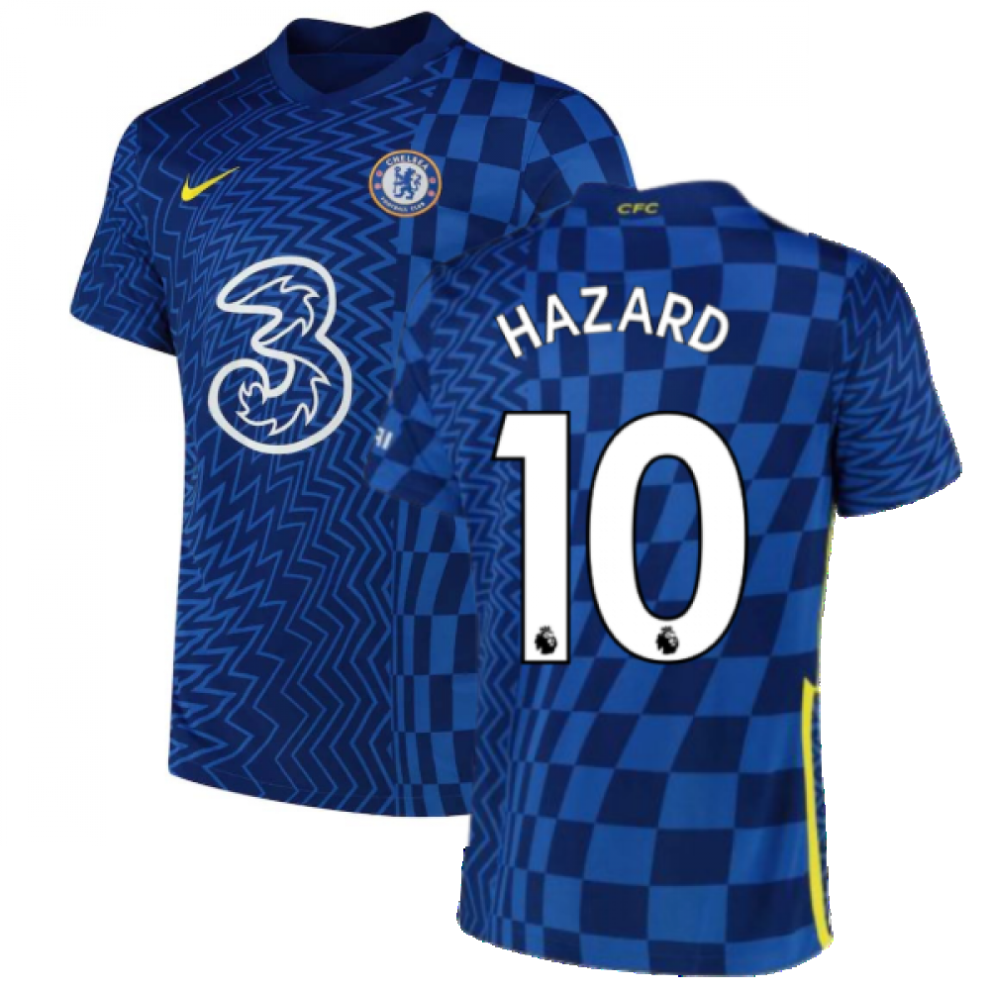 (SB) 2021-2022 Chelsea Home Shirt (Kids) (HAZARD 10)