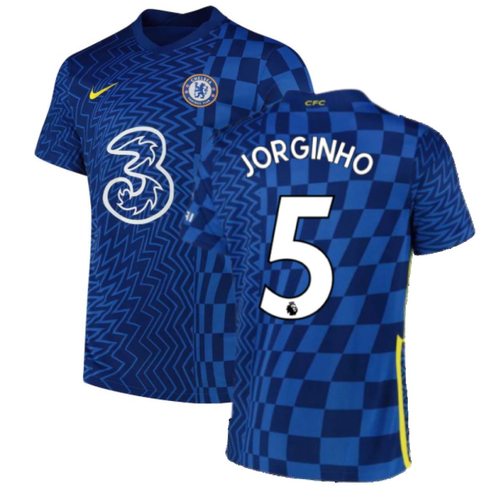 (MB) 2021-2022 Chelsea Home Shirt (Kids) (JORGINHO 5)