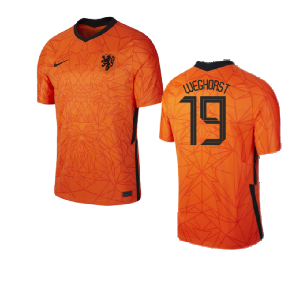 (SB) 2020-2021 Holland Home Nike Football Shirt (Kids) (WEGHORST 19)