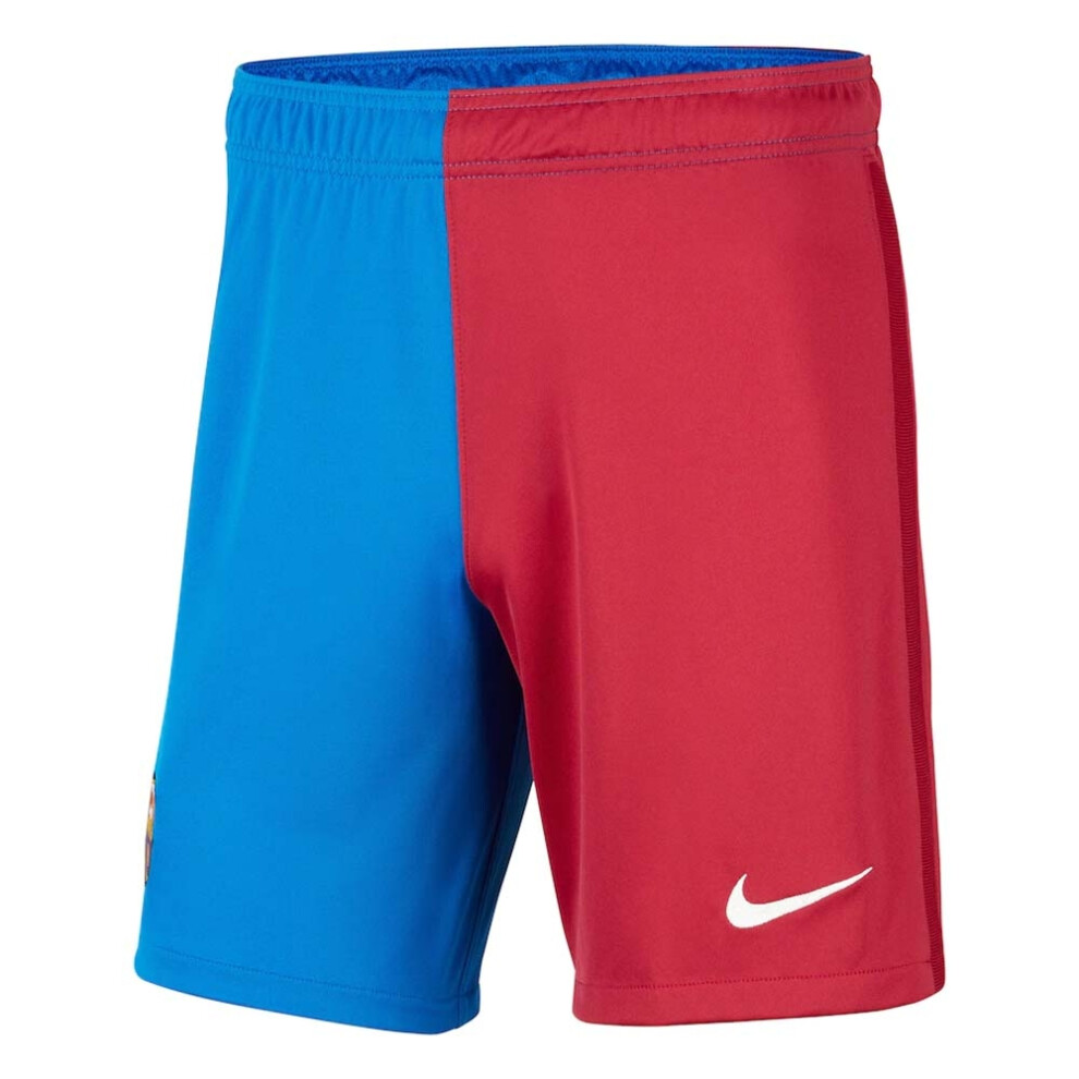 (XXL) 2021-2022 Barcelona Home Shorts (Blue)