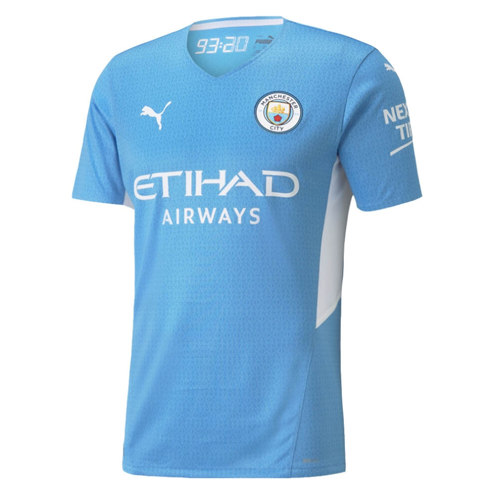 (XXL) 2021-2022 Man City Authentic Home Shirt