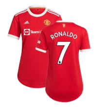 (XXS) Man Utd 2021-2022 Home Shirt (Ladies) (RONALDO 7)