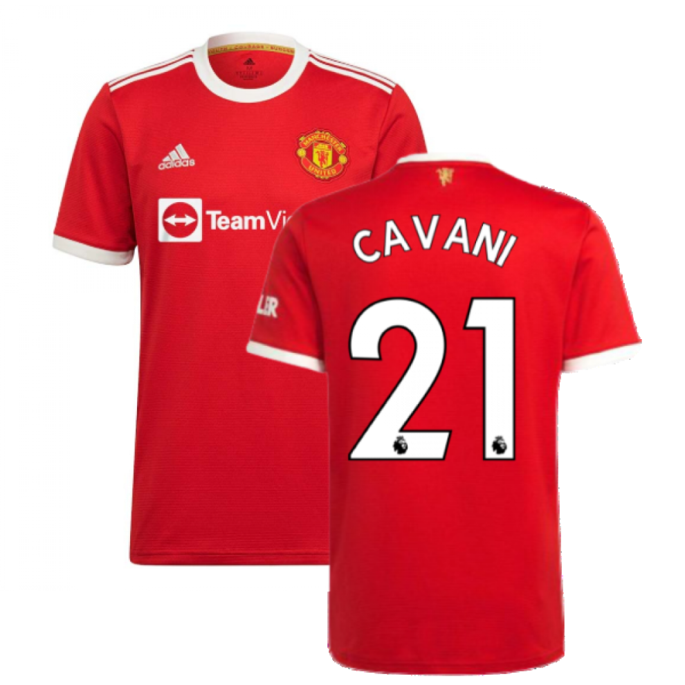 Adidas (4Xl) Man Utd 2021-2022 Home Shirt (Cavani 21)