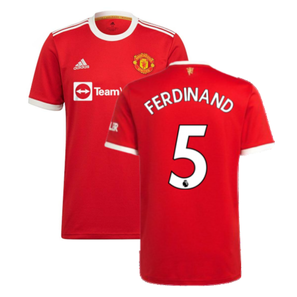 (XXL) Man Utd 2021-2022 Home Shirt (FERDINAND 5)