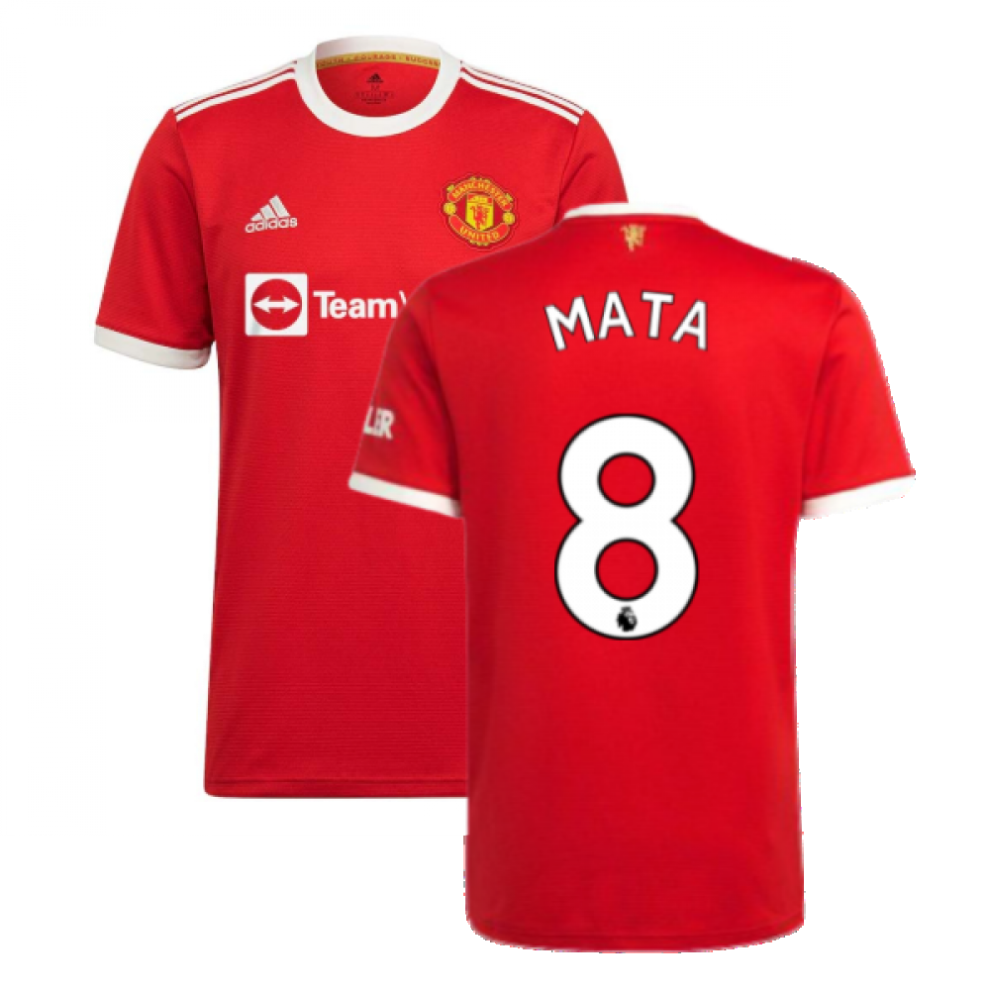 (3XL) Man Utd 2021-2022 Home Shirt (MATA 8)