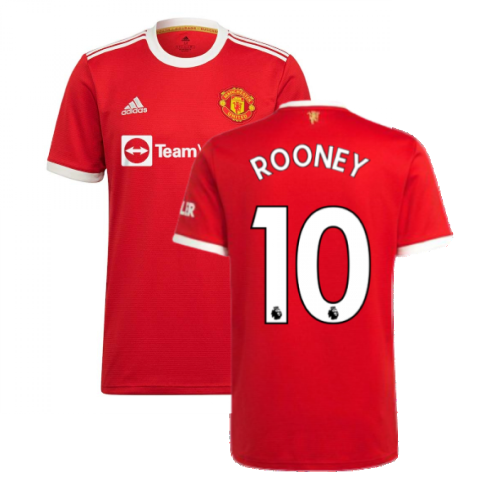 Adidas (L) Man Utd 2021-2022 Home Shirt (Rooney 10)