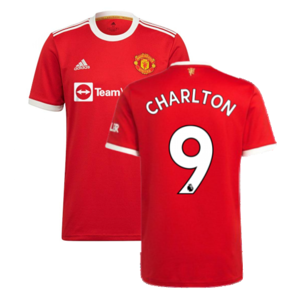 (4XL) Man Utd 2021-2022 Home Shirt (CHARLTON 9)