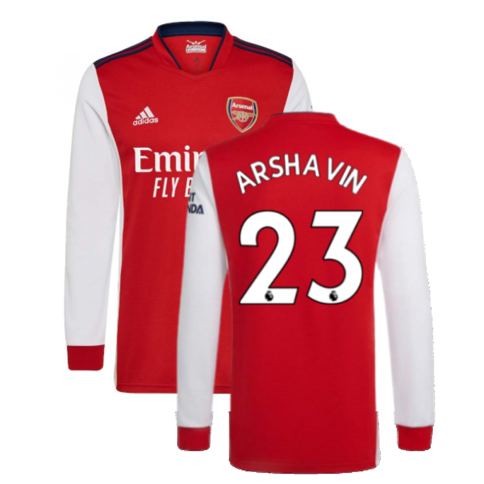 (XS) Arsenal 2021-2022 Long Sleeve Home Shirt (ARSHAVIN 23)