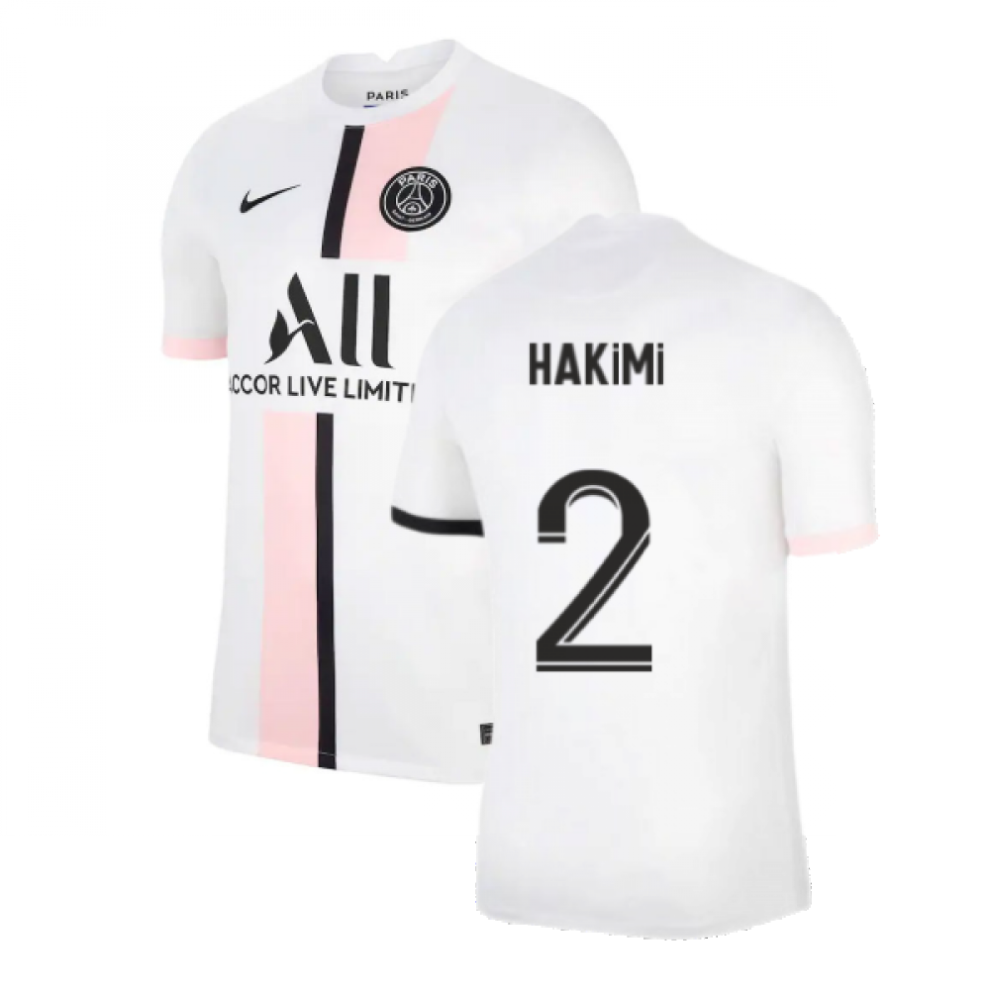 (L) PSG 2021-2022 Away Shirt (HAKIMI 2)