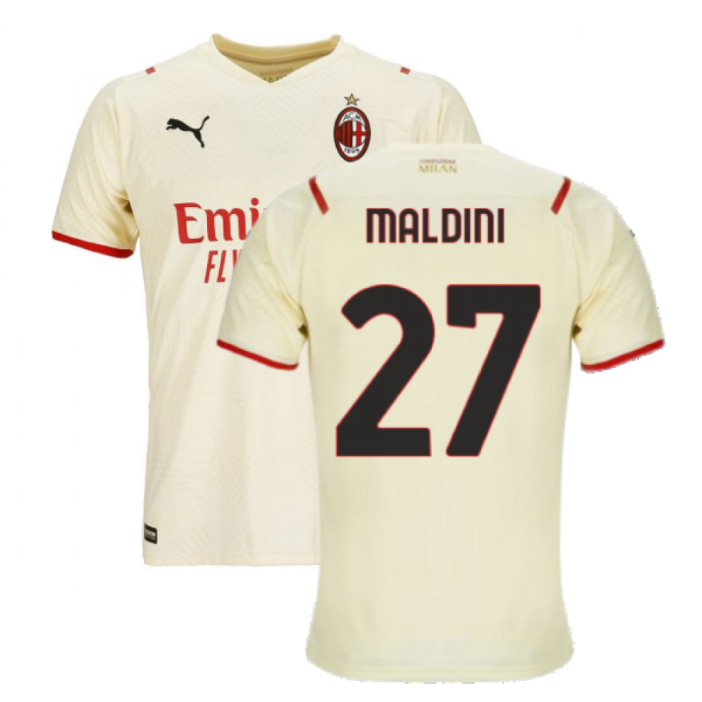 Puma (Xxl) 2021-2022 Ac Milan Away Shirt (Maldini 27)