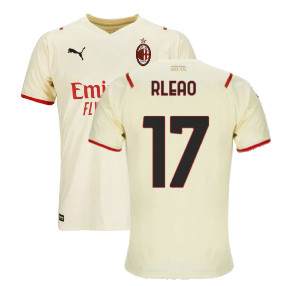 (M) 2021-2022 AC Milan Away Shirt (R LEAO 17)