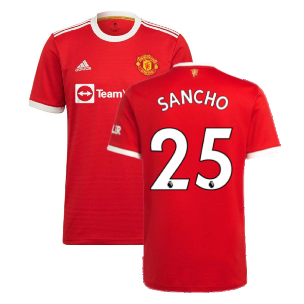 Adidas (3Xl) Man Utd 2021-2022 Home Shirt (Sancho 25)