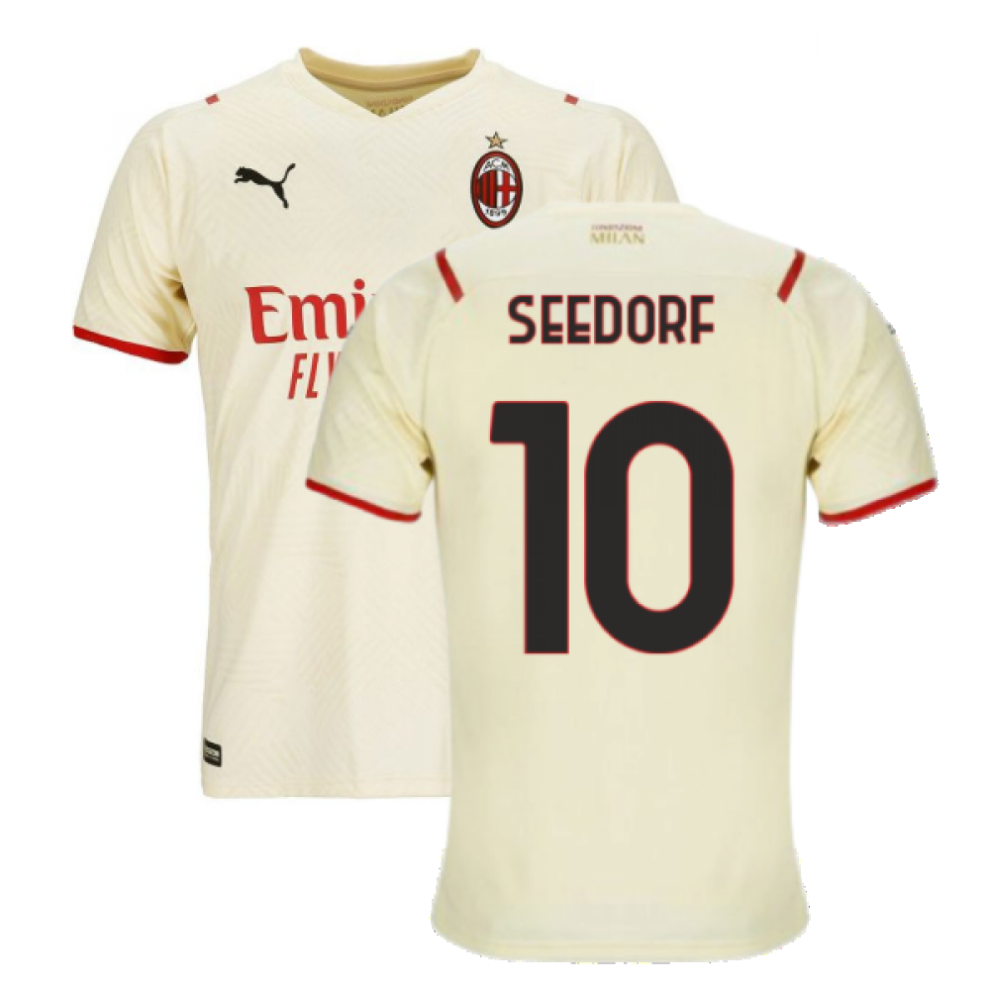 (M) 2021-2022 AC Milan Away Shirt (SEEDORF 10)