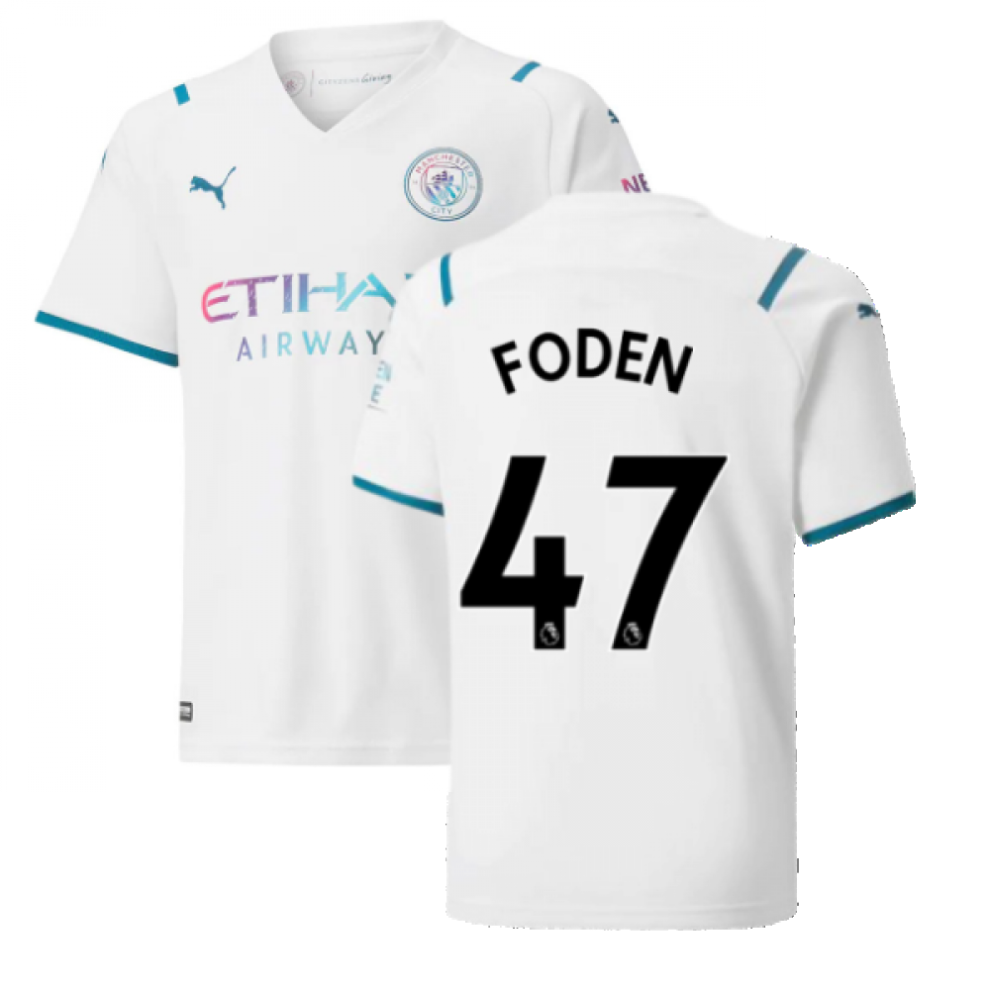 (MB) 2021-2022 Man City Away Shirt (Kids) (FODEN 47)