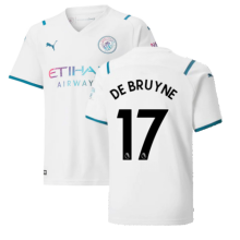 (SB) 2021-2022 Man City Away Shirt (Kids) (DE BRUYNE 17)