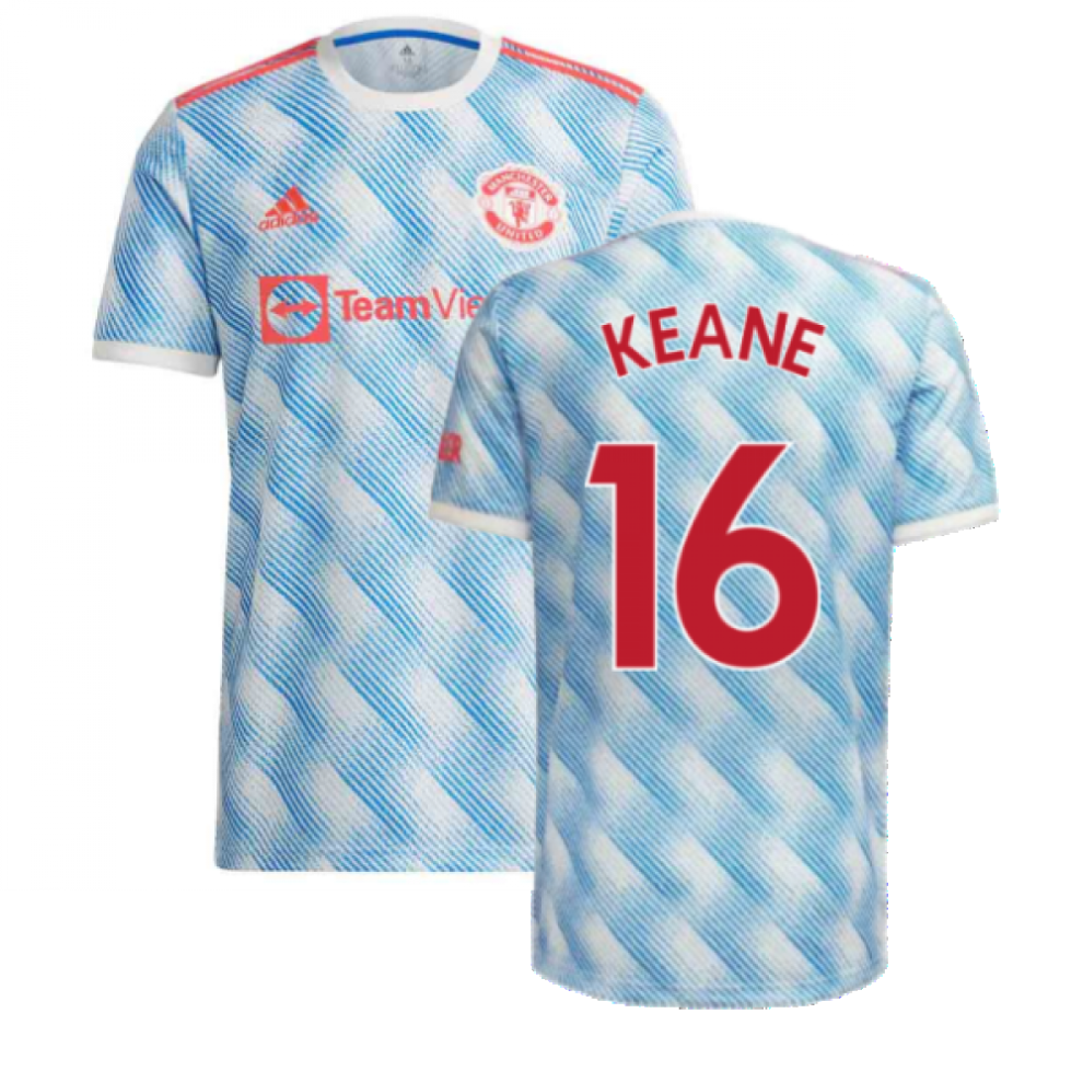 Adidas (Xs) Man Utd 2021-2022 Away Shirt (Keane 16)