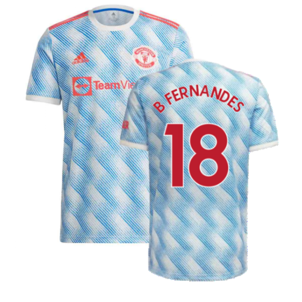 (XL) Man Utd 2021-2022 Away Shirt (B FERNANDES 18)