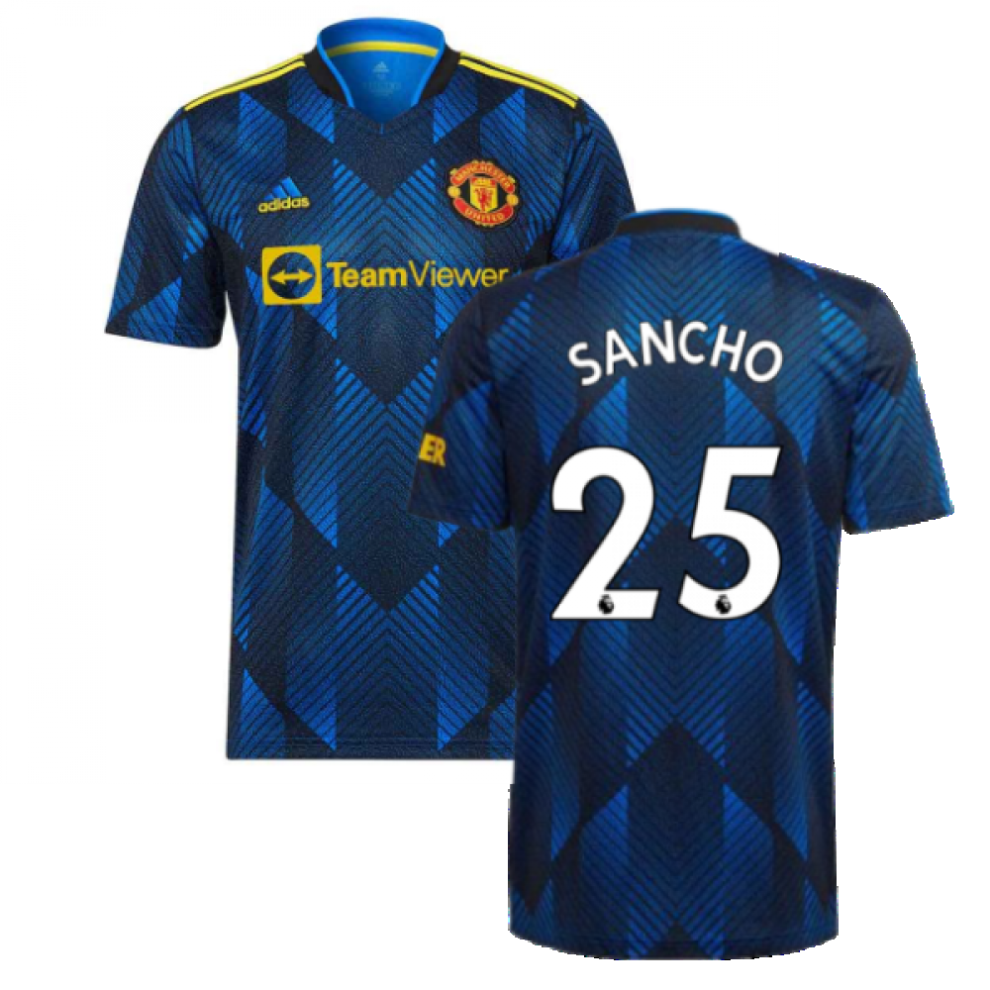 Adidas (Xl) Man Utd 2021-2022 Third Shirt (Sancho 25)